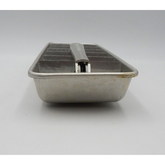 Frigidaire Single Ice Cube Tray 1950's Quickube Quick Release Aluminum Vintage - Picture 2 of 13